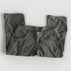 Kuhl Gray Hiking Cargo Capris Womens 4 Waist 30 Outdoor Utility Trail Pants